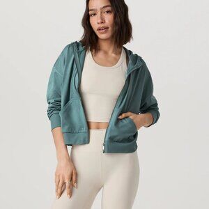 Vuori | Halo Modern Full Zip Hoodie (Bluegrass Heather) NWT!